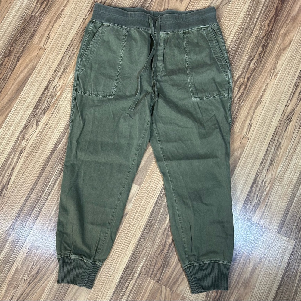 Lucky Brand Woven Jogger Capulet Women’s Large Beige Style 7W21124 Color Green